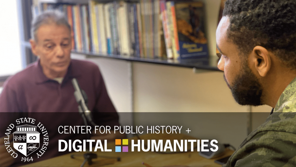 Oral history interview in progress at CSU Center for Public History + Digital Humanities